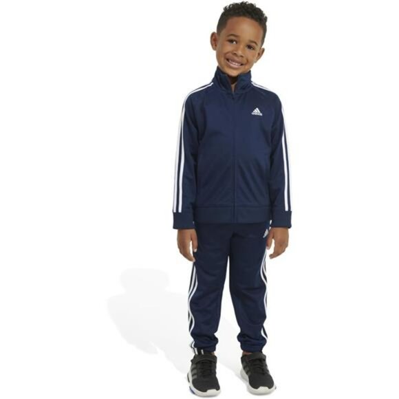 Boys Tracksuit Set Zip Jacket Jogger Pants Athletic Outfit Youth Activewear - Picture 3 of 6